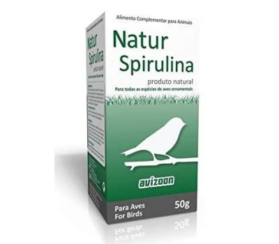 Avizoon Natur Espirulina 50 grs (contiene un 60% de proteínas, vitaminas y aminoácidos)