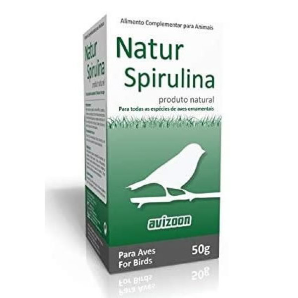 Avizoon Natur Espirulina 50 grs (contiene un 60% de proteínas, vitaminas y aminoácidos) Avizoon Avizoon Natur Espirulina 50 grs (contiene un 60% de proteínas, vitaminas y aminoácidos) Avizoon