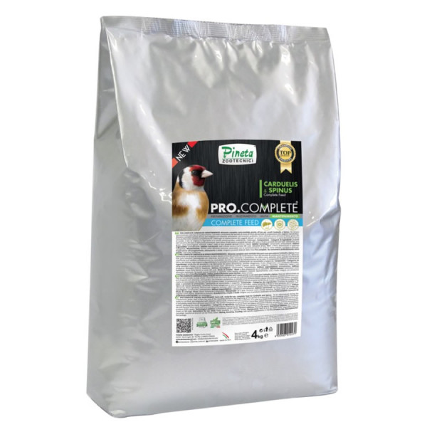 Pienso Pro Complete Carduelis y Spinus Mantenimiento 4 kg Comida jilgueros y silvestres