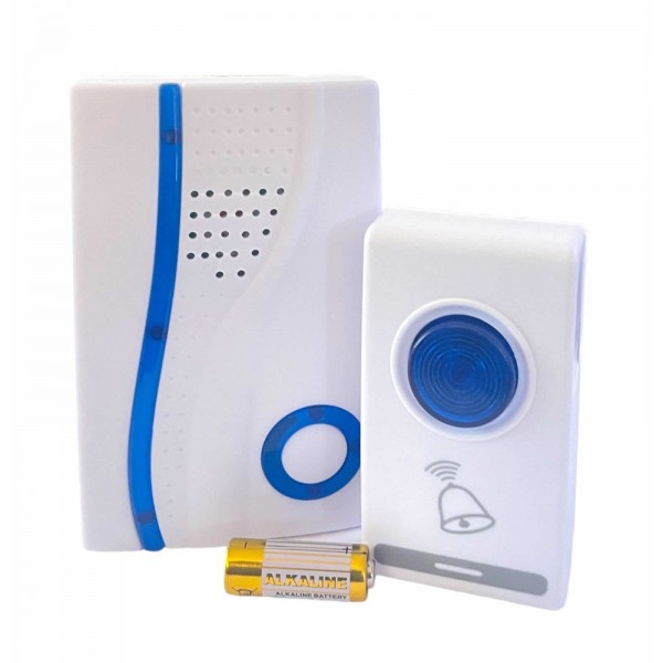 Timbre inalámbrico (funciona con pilas) Accesorios para aviarios Timbre inalámbrico (funciona con pilas) Accesorios para aviarios