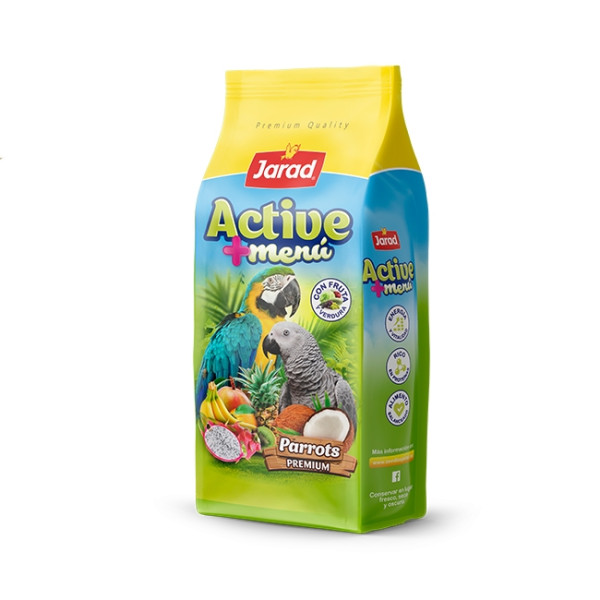 Mixtura Jarad active Loros y cotorras 600 gr Comida para loros