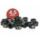 Agapornis / Anillas Grabadas con año y numeradas de carbono 4,5mm Rings