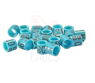Exóticos / Anillas Grabadas con año y numeradas de carbono 2,5mm