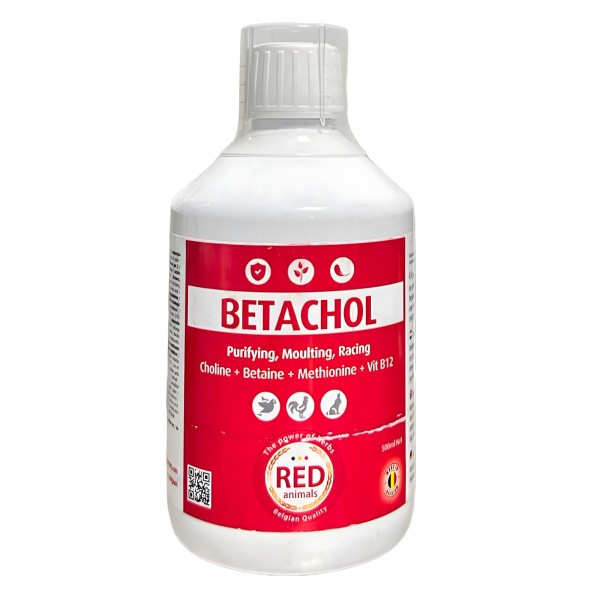 Betachol the red animals 500 ml (desintoxica el organismo, limpiador + vitamina B12)