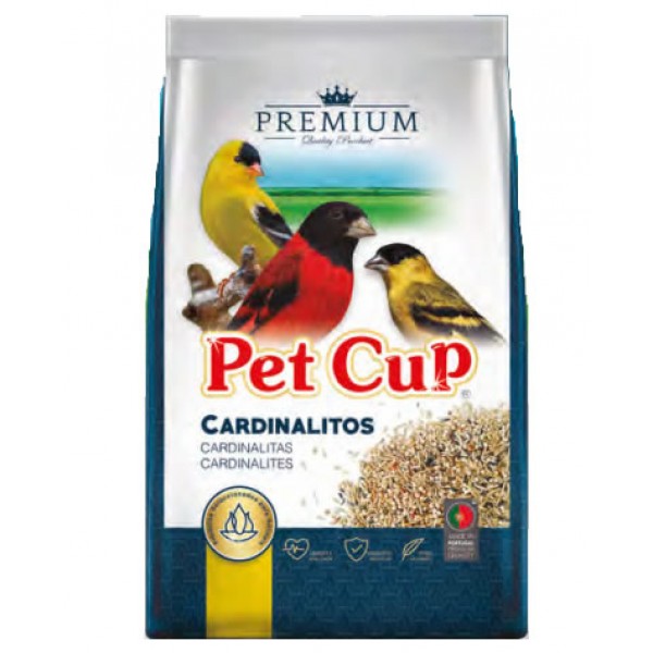 Mixt. Cardenalito Premium 3 KG Pet Cup Comida jilgueros y silvestres