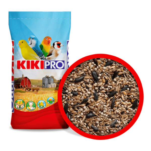 Kiki Pro Cardenalitos Premium 15kg. Food for goldfinches and wild birds