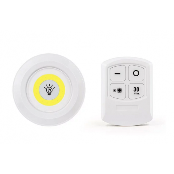Luz LED COB con control remoto inalámbrico y lámpara regulable Accesorios para aviarios 