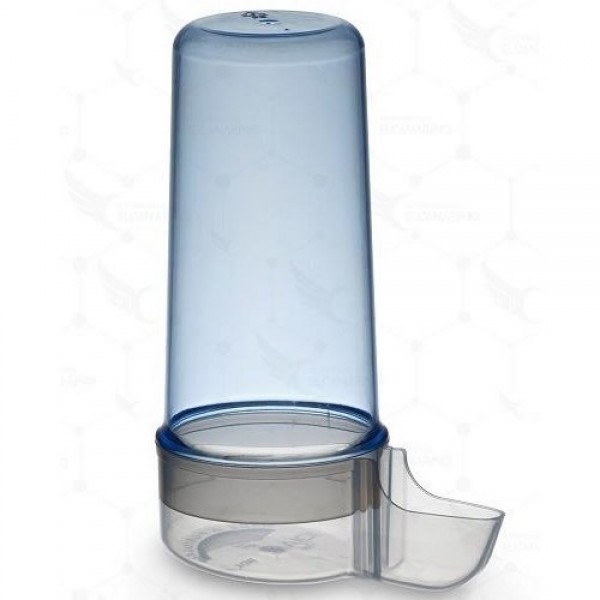 Bebedero Porto azul con la base transparente Troughs 