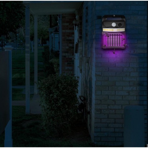 Lámpara para matar mosquitos solar al aire libre Accesorios para aviarios Lámpara para matar mosquitos solar al aire libre Accesorios para aviarios
