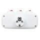 Enchufe triple con interruptor Individual Accesorios para aviarios Enchufe triple con interruptor Individual Accesorios para aviarios