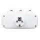 Enchufe triple con interruptor Individual  Accesorios para aviarios 