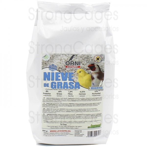 Nieve de grasa Legazín 2 kg Food for goldfinches and wild birds Nieve de grasa Legazín 2 kg Food for goldfinches and wild birds