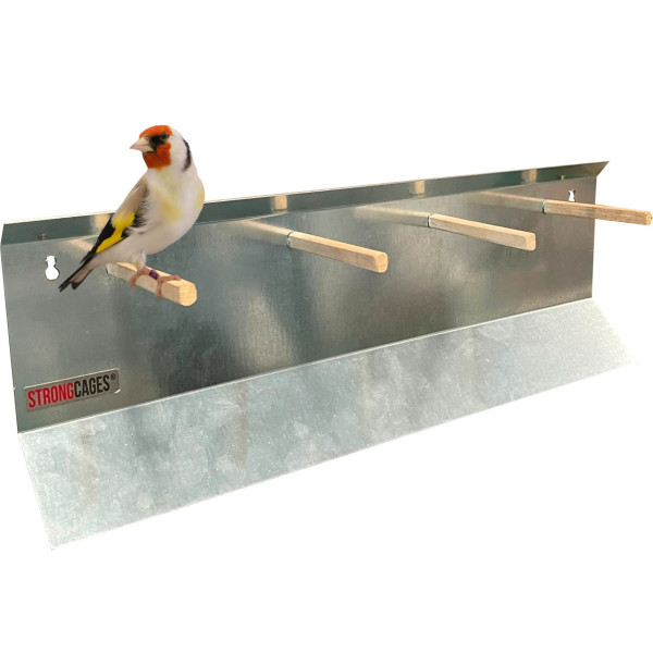Soporte posadero metálico para cuatro palos Palos reposa aves Soporte posadero metálico para cuatro palos Palos reposa aves