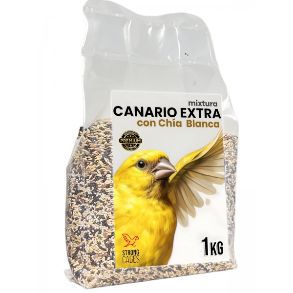 Mixtura Canarios Extra con Chia blanca Comida para canarios Mixtura Canarios Extra con Chia blanca Comida para canarios