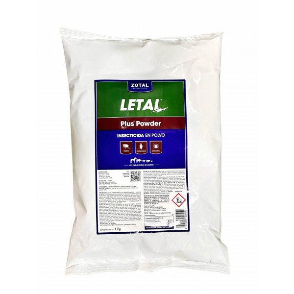Insecticida En Polvo Microgránulos LETAL PLUS 1 Kg Insecticida En Polvo Microgránulos LETAL PLUS 1 Kg
