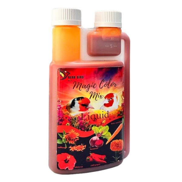 Líquido de color mágico para jilgueros (300 ml) Colorante aves Líquido de color mágico para jilgueros (300 ml) Colorante aves
