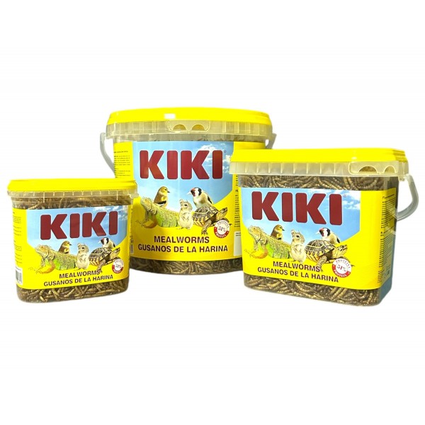 Gusanos de la harina KIKI (Rico en proteínas y vitaminas para sus aves) Complementos proteicos Gusanos de la harina KIKI (Rico en proteínas y vitaminas para sus aves) Complementos proteicos