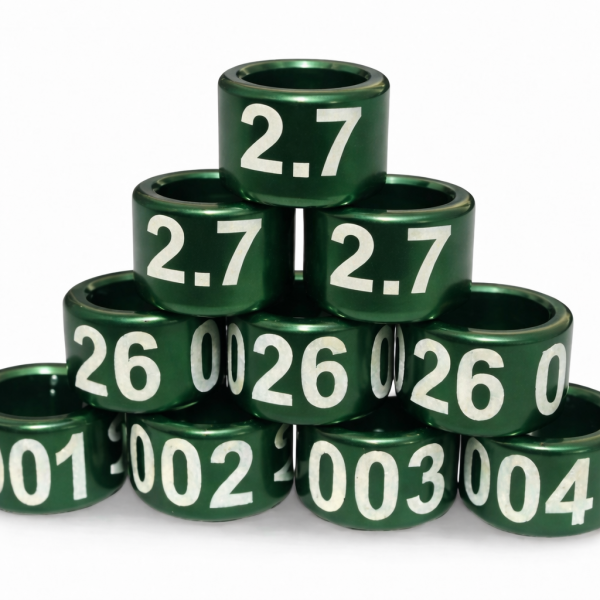 Exoticos / Anillas Grabadas con año y numeradas de Aluminio 2,7mm Anillas