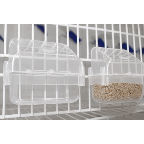Comedero Marta Moldes ave transparente Comederos