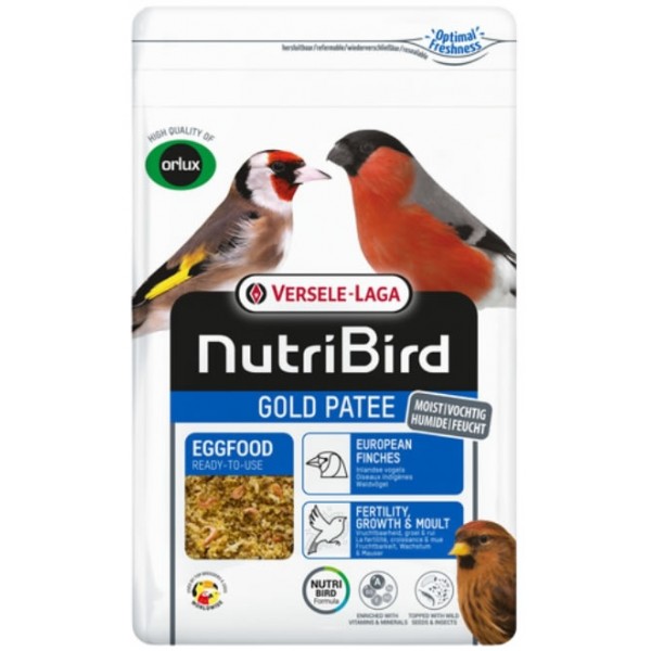 NutriBird Gold Patee Aves Nativas 1Kg 