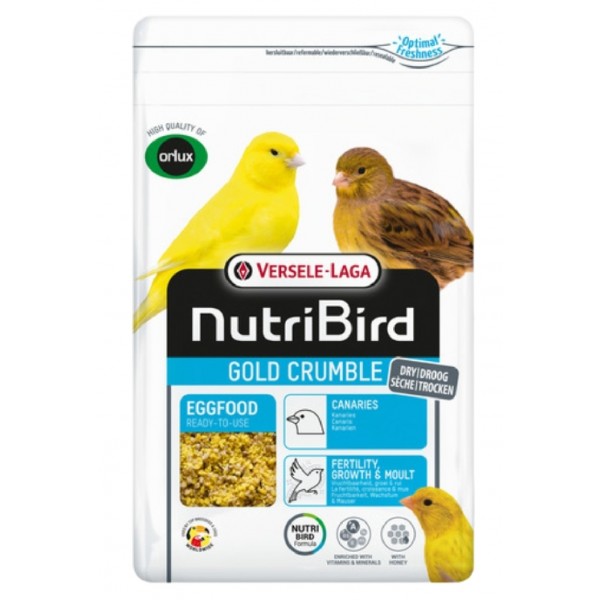 NutriBird Gold Pasta Seca Canario 1Kg Semi-dry pasta NutriBird Gold Pasta Seca Canario 1Kg Semi-dry pasta