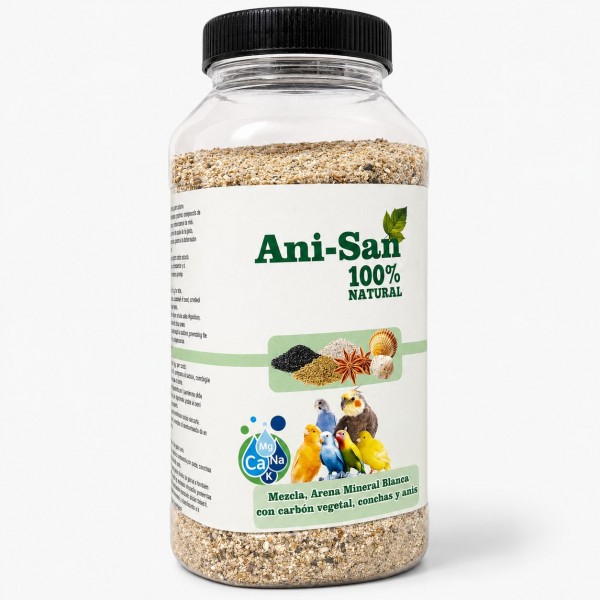 Ani-San - Arena extra blanca aromatizada con anís 1,5 kg Grit y cales