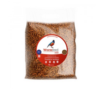 Wormfeed 100 – Larvas de Tenebrio molitor Deshidratadas 1 kg