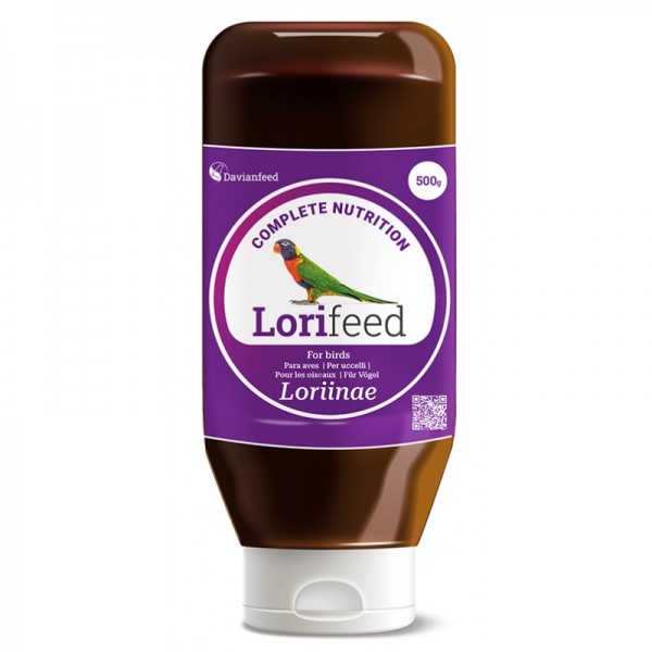Lorifeed – Pasta Semisólida Premium para Loris y Loritos 500 grs Comida para loris