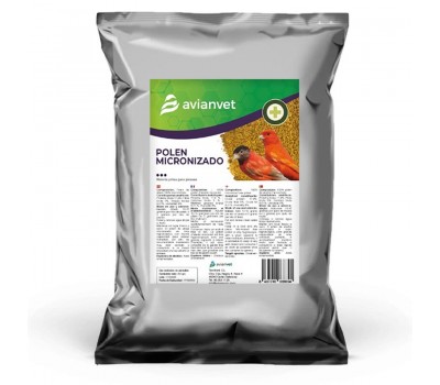 Polen de Abeja 100% Micronizado Avianvet – Suplemento Natural para Aves Ornamentales