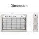 Exterminador eléctrico de insectos 20W/repelente de plagas para interiores, lámpara UV de 2800 voltios, moscas voladoras, insectos, mosquitos, moscas, repelentes, trampas, eliminador, atrapador Accesorios para aviarios Exterminador eléctrico de insectos 20W/repelente de plagas para interiores, lámpara UV de 2800 voltios, moscas voladoras, insectos, mosquitos, moscas, repelentes, trampas, eliminador, atrapador Accesorios para aviarios
