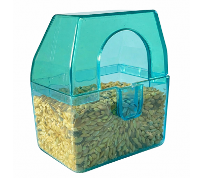 Comedero aves Canario Azul