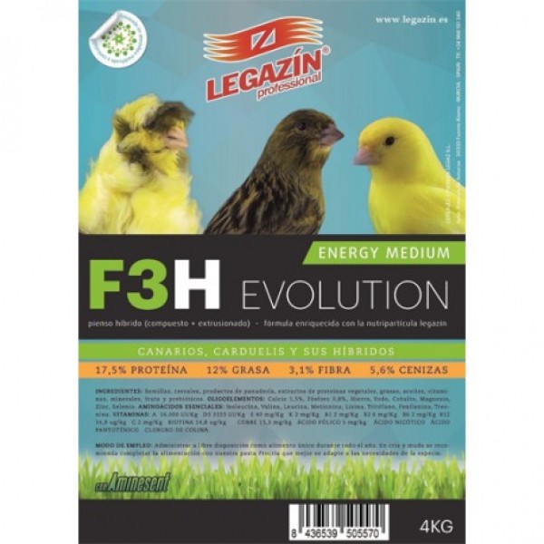 Pienso F3H Evolution Legazin 4 kg