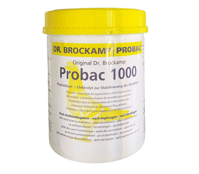 Dr Brockamp Probac 1000 500grs (probiótico + electrolitos concentrados de alta calidad)