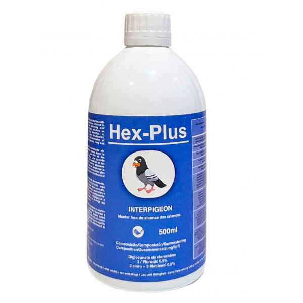 Hex-Plus 500 ml (Desinfectante De Agua, hongos, cándidas, micosis)