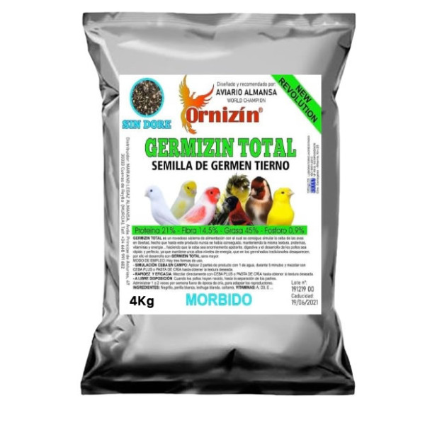 Germizin Total Sin Dore 4 Kg Perla Morbida - Chips