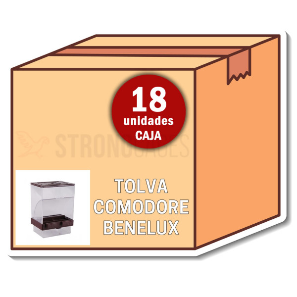 Caja completa Tolva Comodore (18 unds) Comederos Caja completa Tolva Comodore (18 unds) Comederos