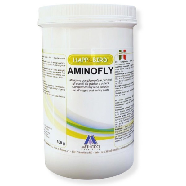 AMINOFLY Happy Bird – Aminoácidos Esenciales para Aves Ornamentales Complejos vitaminicos AMINOFLY Happy Bird – Aminoácidos Esenciales para Aves Ornamentales Complejos vitaminicos