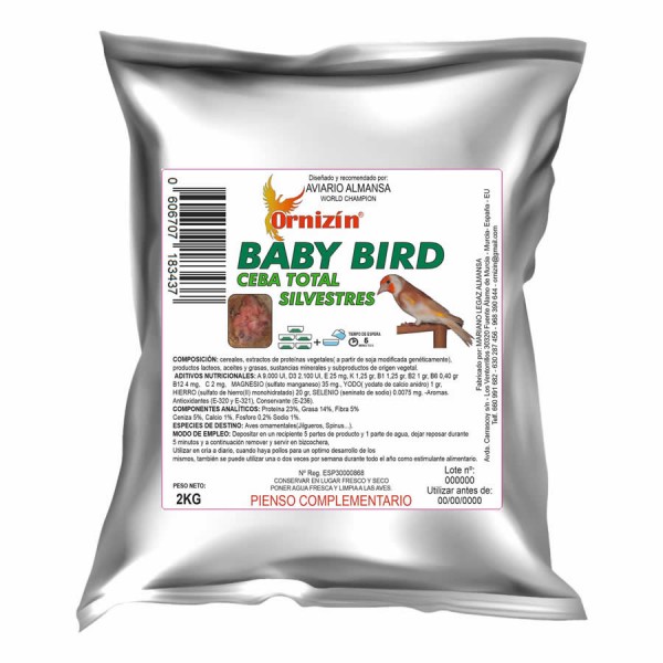Baby Bird - Ceba Total Silvestres Perla Morbida - Chips