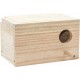 Nido de madera de pino para periquitos Nests and accessories for the nest