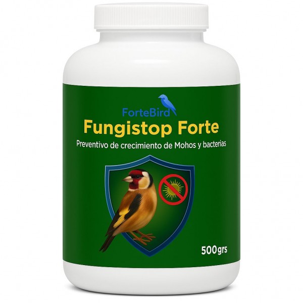 Fungistop Forte 500 grs | Para el tratamiento de todas las semillas y mezclas de granos contra el moho ForteBird