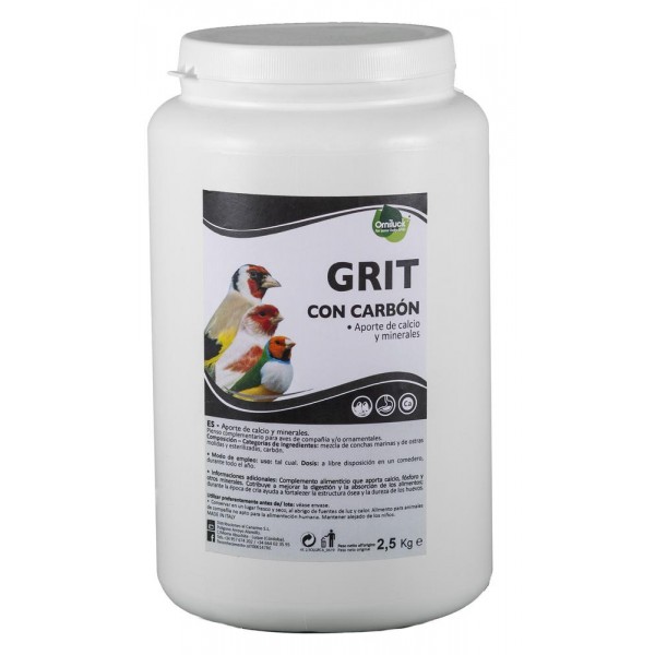 Grit con carbon 2,5 kg | Orniluck