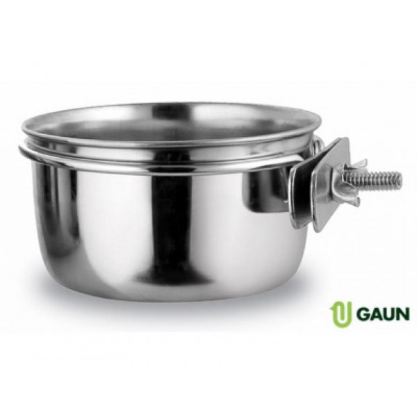 Gaun Comedero Inoxidable Pájaros 250 ml Comederos Gaun Comedero Inoxidable Pájaros 250 ml Comederos