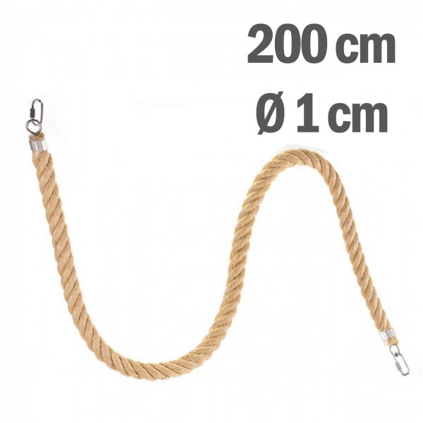 Cuerda de escalada de YUTE 200 cm x 1 cm Bird Toys Cuerda de escalada de YUTE 200 cm x 1 cm Bird Toys