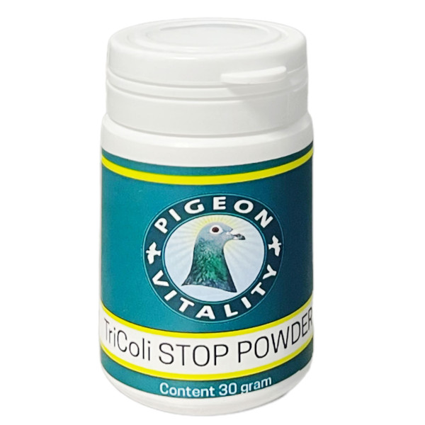Trico-Stop 30 grs (Eliminates trichomonas in less than 3 hours) Red Pigeon Trico-Stop 30 grs (Eliminates trichomonas in less than 3 hours) Red Pigeon