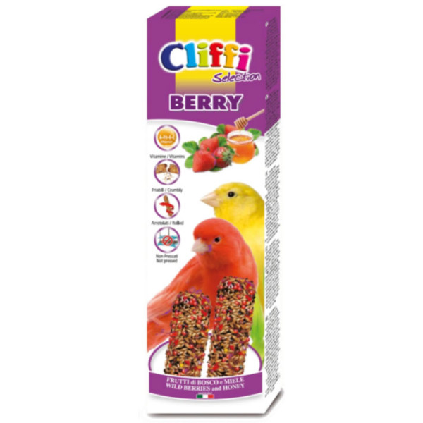 Cliffi barrita canarios  fruta silvestres y miel Barritas para aves