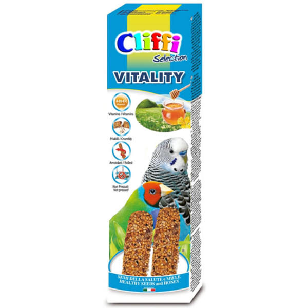 Cliffi barrita periquitos miel y semillas de la salud Bird bars