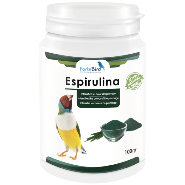 Espirulina ForteBird 100 grs Prebióticos y probióticos