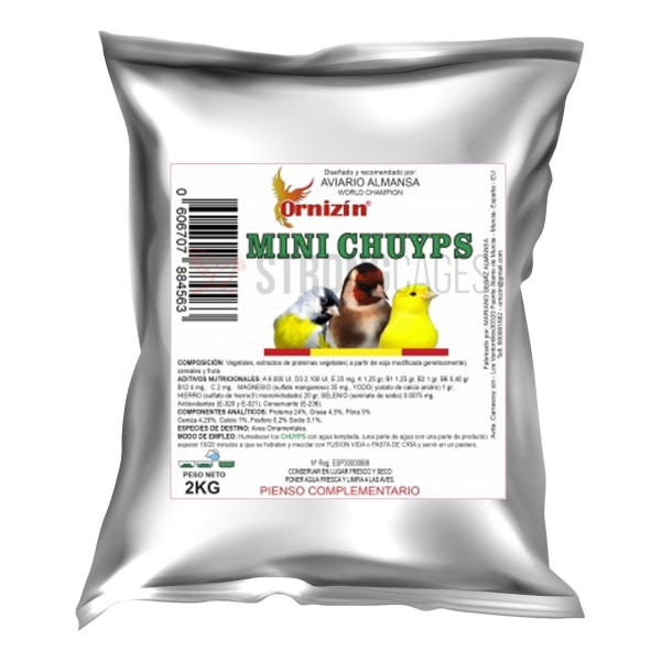 Mini Chuyps Naturales Ornizin Perla Morbida - Chips Mini Chuyps Naturales Ornizin Perla Morbida - Chips