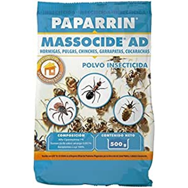 Paparrin polvo insecticida 500 grs Parasitos externos / Insecticidas