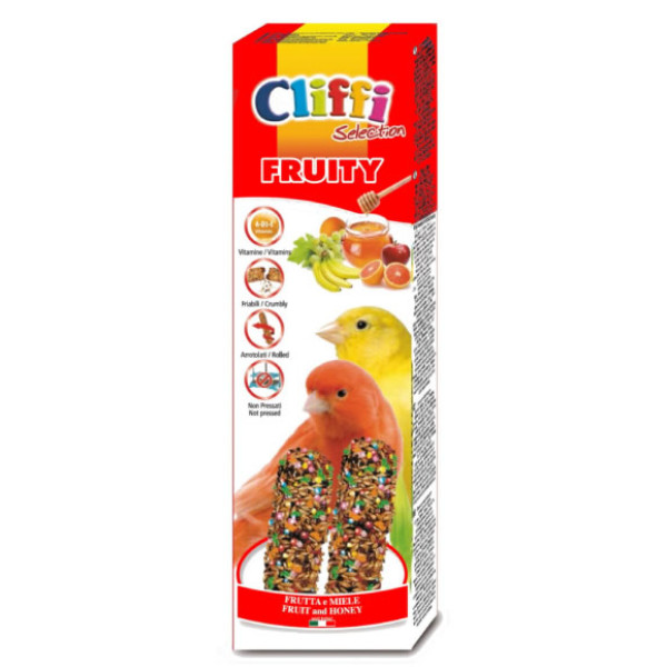 Cliffi barrita canarios  fruta y miel Barritas para aves